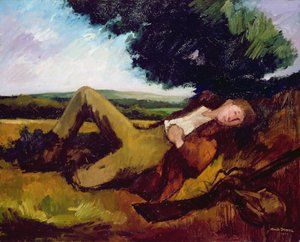 Il riposo del cacciatore o Il cacciatore dormiente, 1929 da Andre Mare