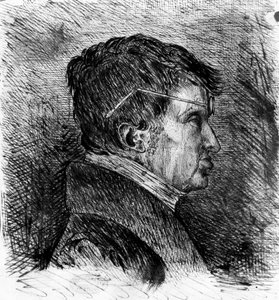 Autoritratto di Andre Marie Ampere XIX secolo