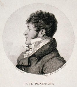 Ritratto di Charles-Henri Plantade (1764-1839) (incisione) da Andre Paul (after) Vincent