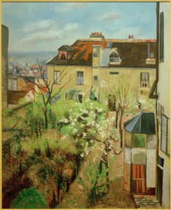 Il giardino della casa di Utrillo da Andre Utter