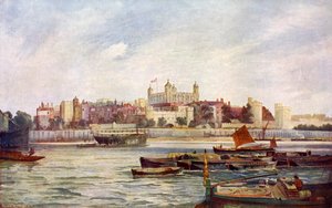 La Torre di Londra vista dal Tamigi