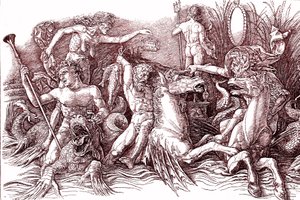 Battaglia degli Dei Marini (dopo Andrea Mantegna) da Andrea (after) Mantegna