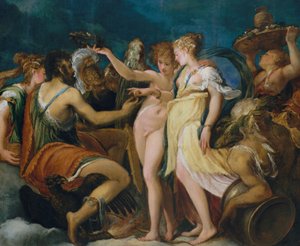 Il matrimonio di Cupido e Psiche da Andrea Schiavone