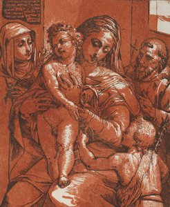 Madonna col Bambino accompagnata da santi da Andrea Andreani