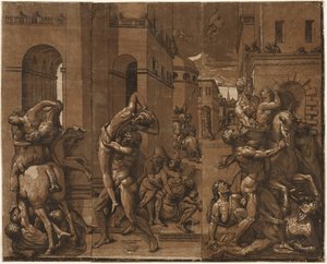 Il ratto delle Sabine da Andrea Andreani