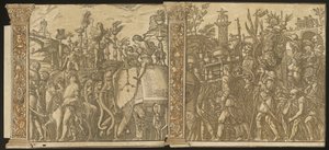Il trionfo di Giulio Cesare (dettaglio) da Andrea Andreani