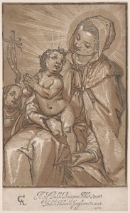 La Vergine con il Bambino e San Giovanni Battista da Andrea Andreani