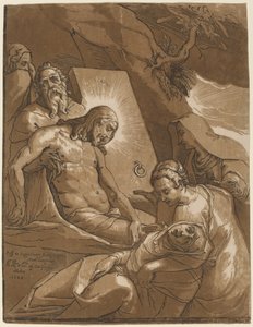 La sepoltura da Andrea Andreani after Raffaello Motta
