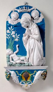 Madonna dei Gigli, Adorazione del Bambino