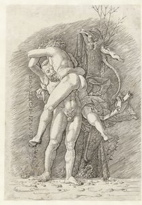 Ercole e Anteo da Andrea Mantegna (school of)