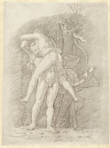 Ercole e Anteo da Andrea Mantegna (school of)