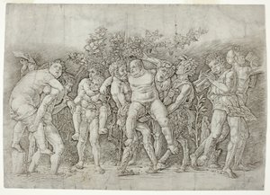 Baccanale con Sileno da Andrea Mantegna