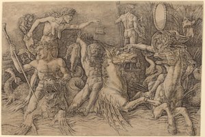 Battaglia degli dei del mare (metà sinistra)