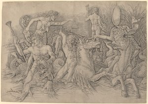 Battaglia degli dei del mare (metà sinistra)