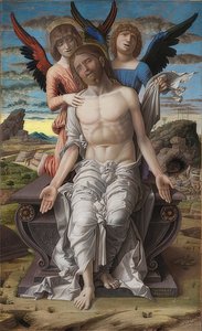 Cristo come uomo dei dolori, 1495-1500 da Andrea Mantegna
