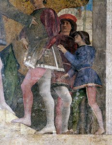 Cortigiani (dettaglio) da Andrea Mantegna