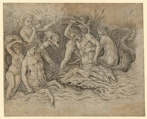 Battaglia degli dei del mare da Andrea Mantegna