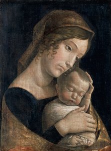 Madonna e Bambino Dormiente da Andrea Mantegna