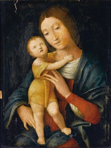 Madonna con bambino da Andrea Mantegna