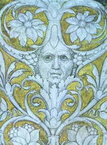 Autoritratto incorporato nel fregio decorativo della Camera degli Sposi o Camera Picta
