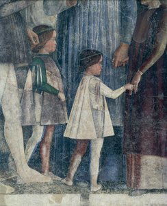 Sigismondo e Francesco II Gonzaga, dettaglio da Parete dell