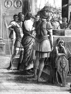 San Giacomo il Maggiore davanti al re Erode Agrippa (dettaglio) da Andrea Mantegna