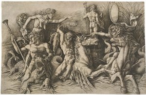 La battaglia degli dei del mare, ca 1475