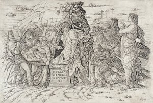 La deposizione nel sepolcro da Andrea Mantegna