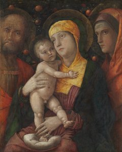 La Sacra Famiglia con Santa Maria Maddalena da Andrea Mantegna