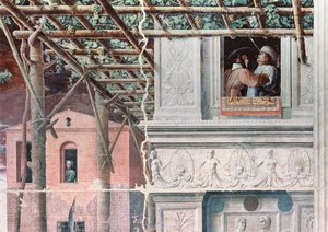 Il Martirio di San Cristoforo, c.1450-56 da Andrea Mantegna