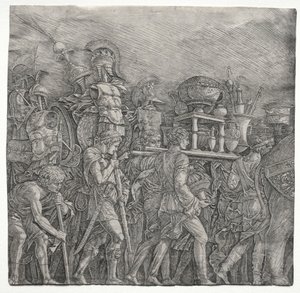 I Trionfi di Cesare: I Portatori di Corazze, c. 1495 da Andrea Mantegna