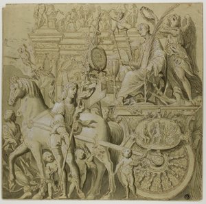 Trionfi di Giulio Cesare: Tela No. IX