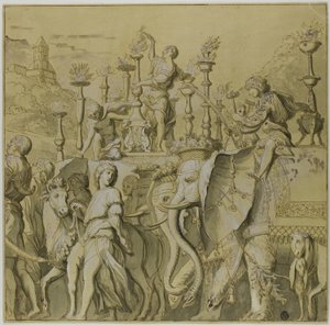 Trionfi di Giulio Cesare: Tela n. V da Andrea Mantegna