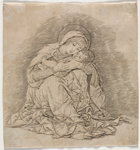 Vergine con Bambino, 1485-1491 da Andrea Mantegna
