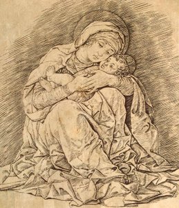 Vergine e bambino da Andrea Mantegna