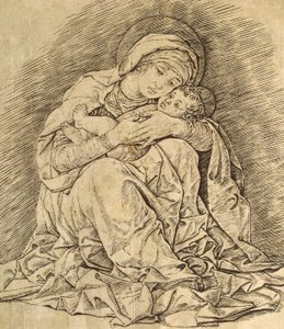 Vergine e bambino da Andrea Mantegna