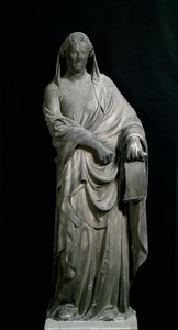 Sibilla di Tibur, dal campanile. Scultura in marmo da Andrea Pisano