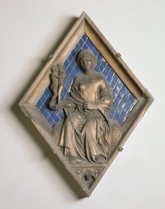 Venere, piastrella in rilievo dal Campanile