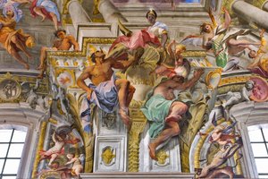 Africa, (dettaglio) delle allegorie dei continenti da Andrea Pozzo