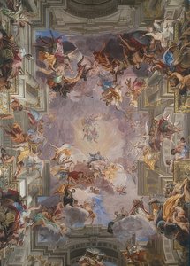 San Ignazio nella gloria da Andrea Pozzo