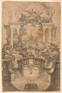 Macchina delle 40 ore da Andrea Pozzo