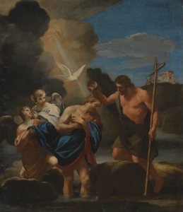 Il battesimo di Cristo da Andrea Sacchi