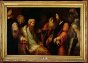 Cristo davanti a Erode, c.1558-62 da Andrea Schiavone