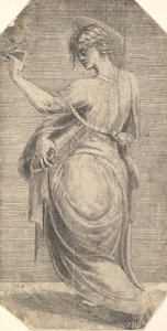 San Giovanni di profilo rivolto a sinistra, da 