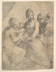 La Vergine e il Bambino accompagnati da santi, ca. 1540-50