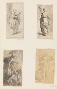 Due donne, Marte e Cupido, Diana, ca. 1536-38