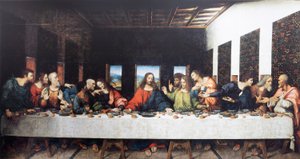 Abbazia (Abdij van Tongerlo). Ultima Cena. 1506-1507 da Andrea Solario