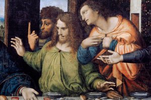 Ultima Cena, 1506-1507 (dettaglio) da Andrea Solario