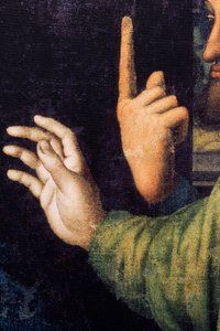 Abbazia (Abdij van Tongerlo). Ultima Cena. 1506-1507. (dettaglio)