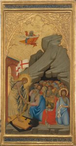 Scene dalla Passione di Cristo: La discesa nel Limbo [pannello destro], 1380s da Andrea Vanni